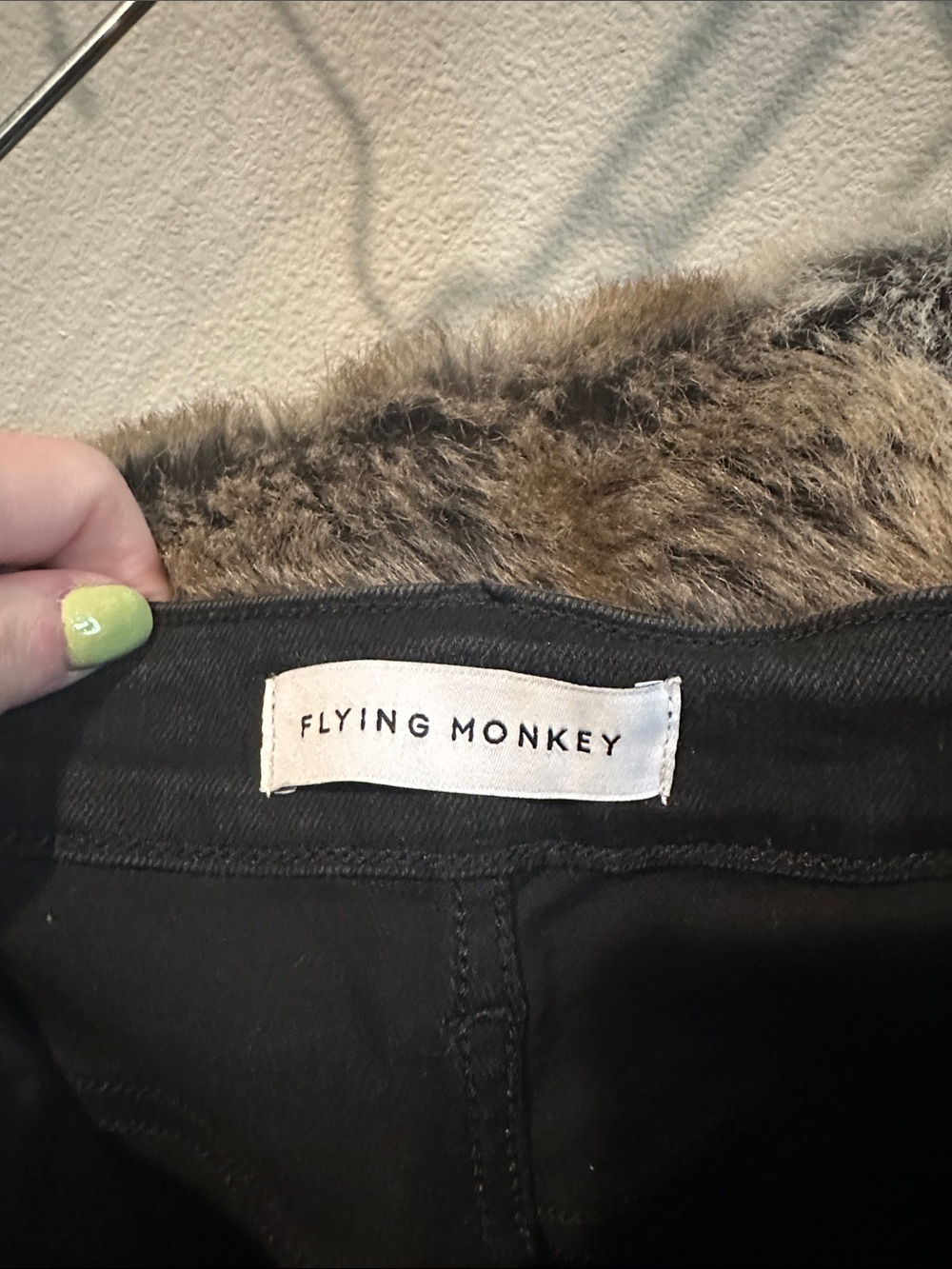 Flying Monkey Black High-Rise Wide-Leg Jeans with Button Fly - Picture 2 of 7